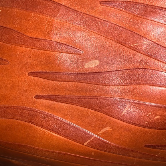 DOONEY & BOURKE LARGE FLORENTINE BROWN ZEBRA PRINT LEATHER HANDBAG - Picture 6 of 15